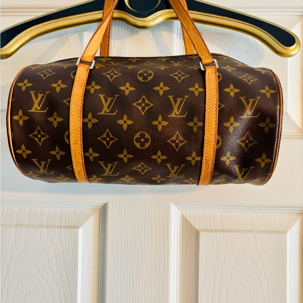 Louis Vuitton Monogram Brown Cylinder Bag